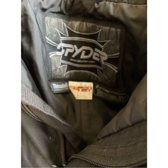 MEN SPYDER Black Snow Insulated Ski Overalls - Picture 4 of 5